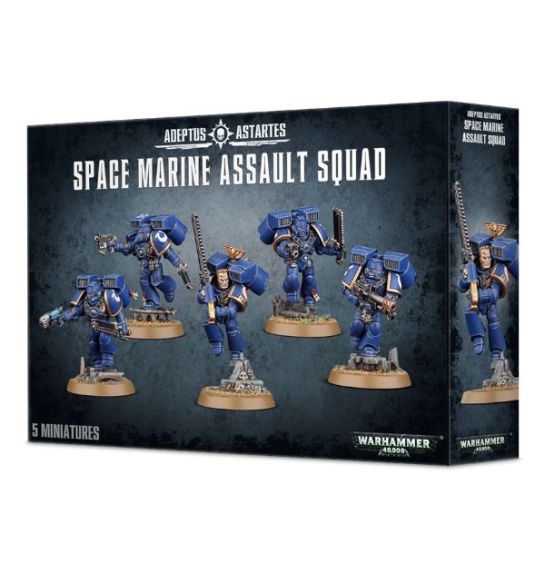 Space Marine Assault Squad caja